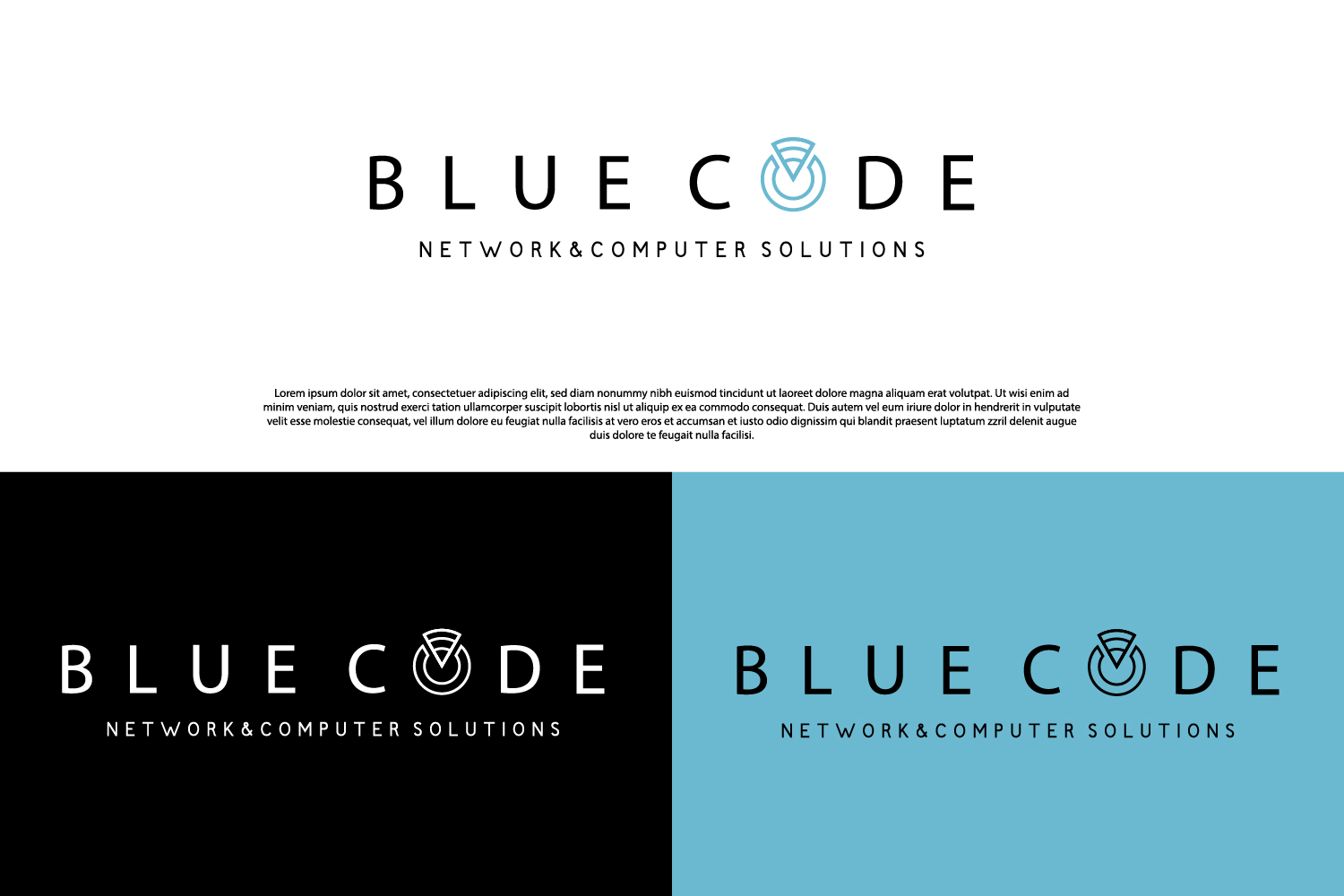 Logo-Design von Jiansù für Blue Code | Design #17259908