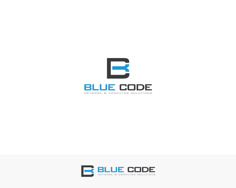 Logo Design by Deep Night for Blue Code | Design #17072090