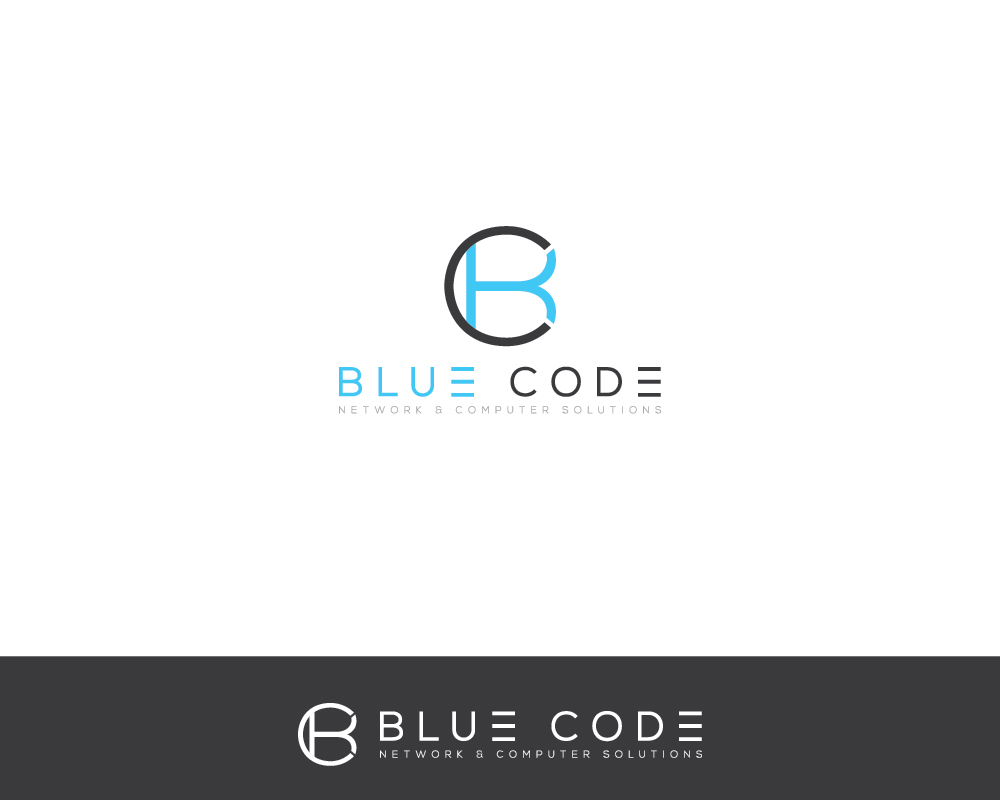 Logo Design by Deep Night for Blue Code | Design #17072189