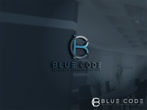 Logo Design by Deep Night for Blue Code | Design: #17073832