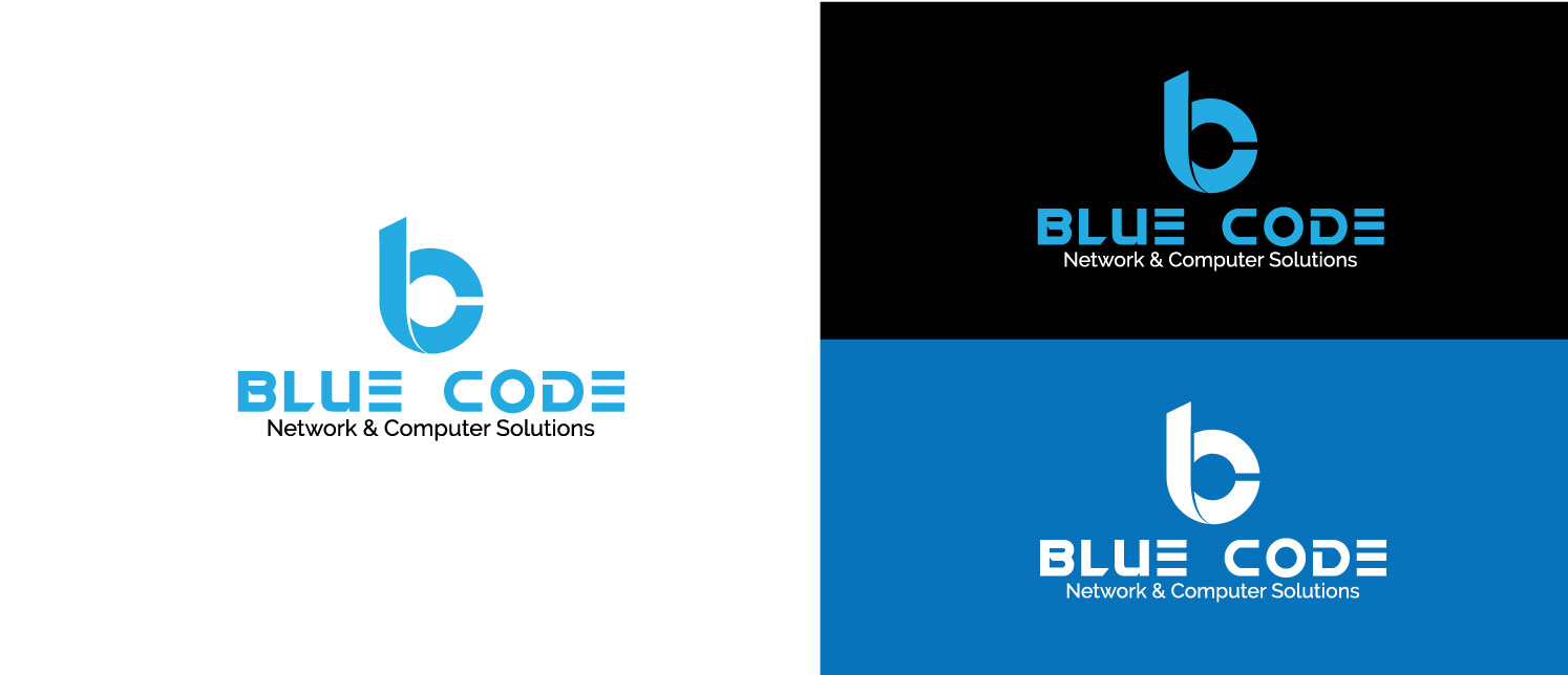 Logo Design by Helen Swift for Blue Code | Design #17095365