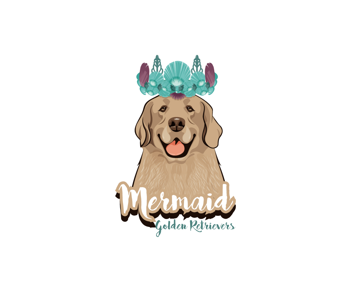Design de Logo par volebaba pour Mermaid Golden Retrievers | Design #17121603