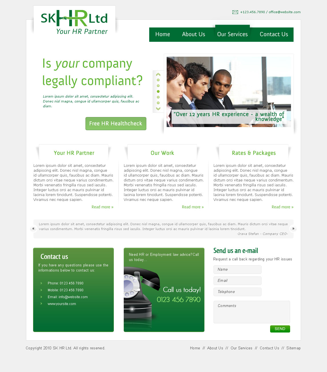 Web Design by Stefan Irava for Areatrade | Design: #45181