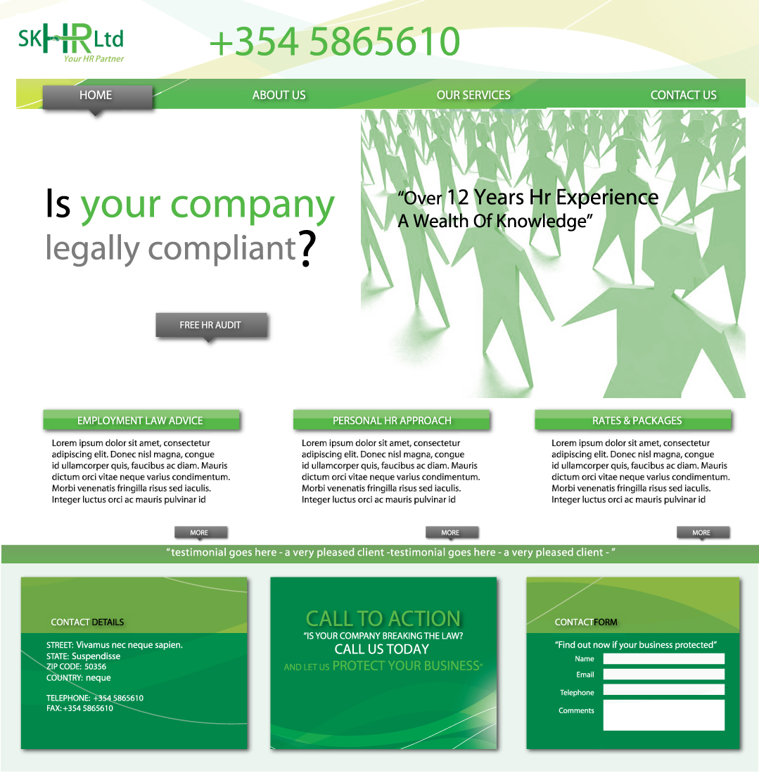 Web Design by pacedesign for Areatrade | Design #44282