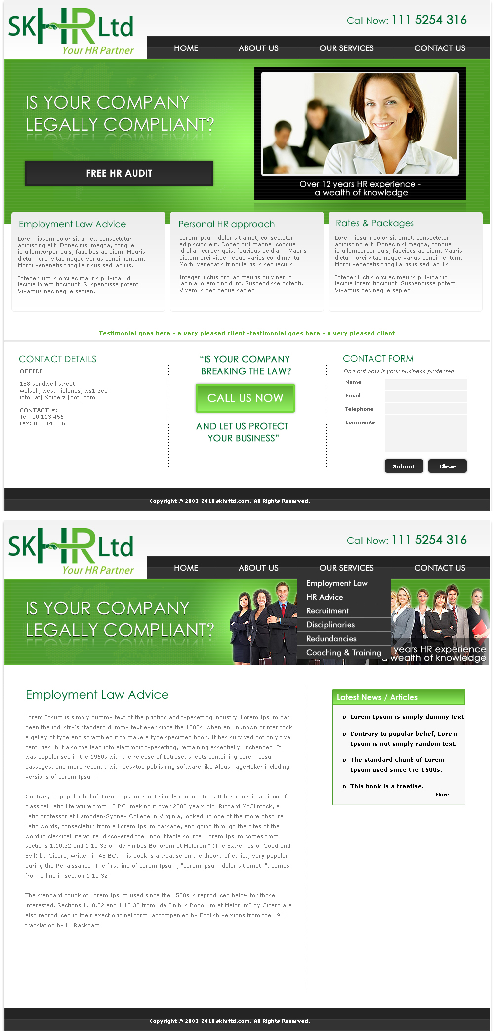 Web Design by LogoDesigns.ae for Areatrade | Design #43768