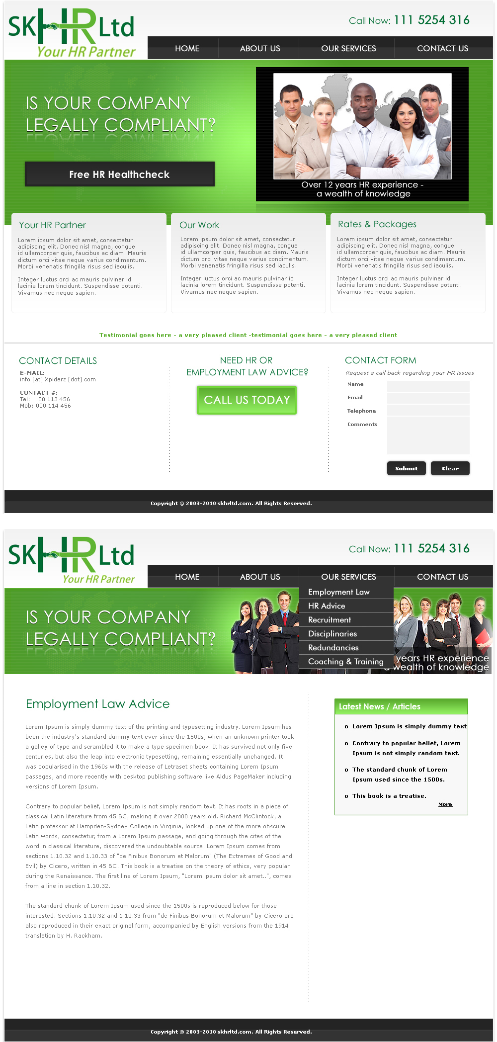 Web Design by LogoDesigns.ae for Areatrade | Design #44790
