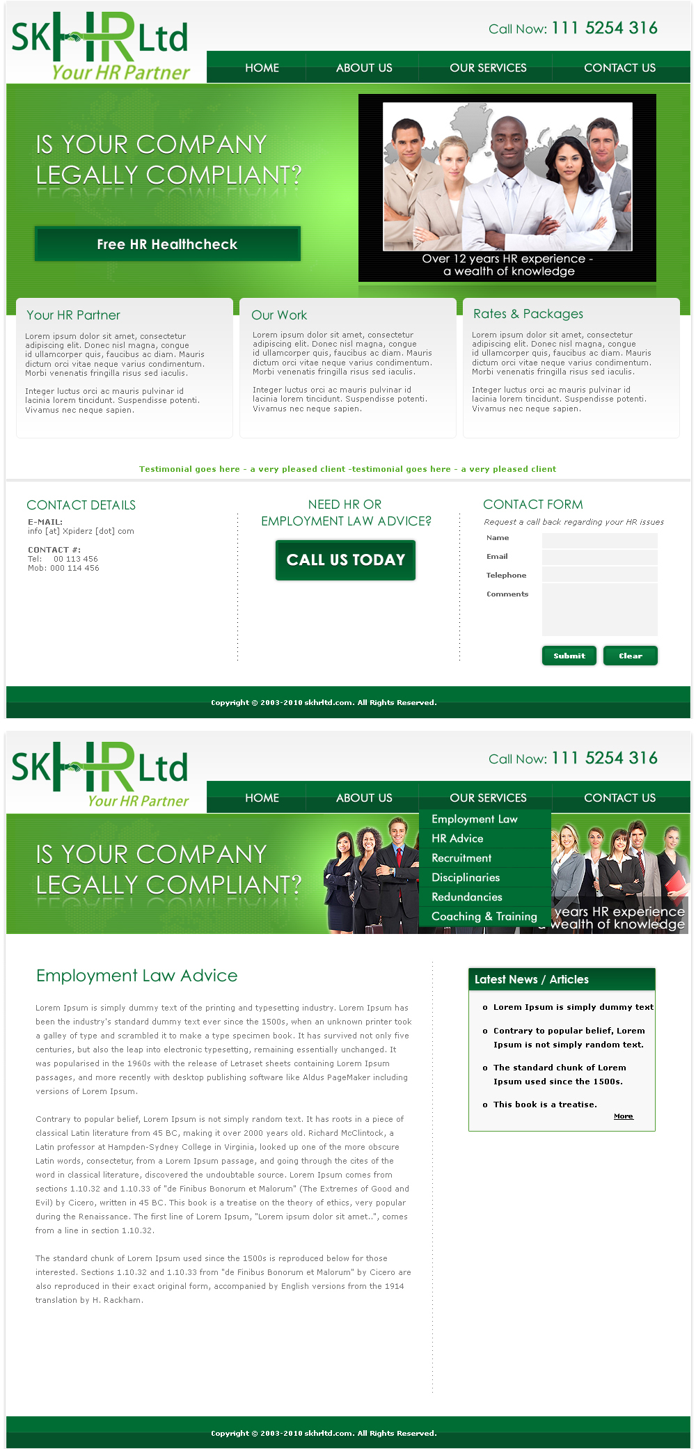 Web Design by LogoDesigns.ae for Areatrade | Design #44794