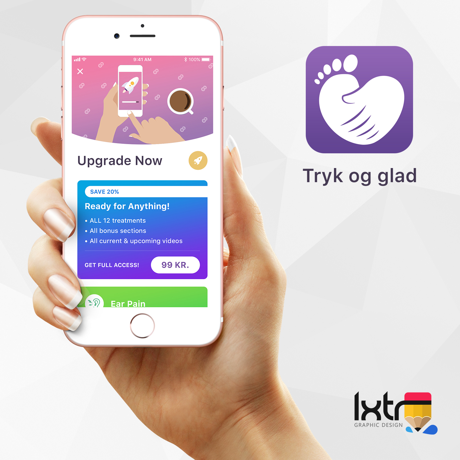 Diseño de aplicación (App) por iLexter para iPassion ApS | Diseño #17104004