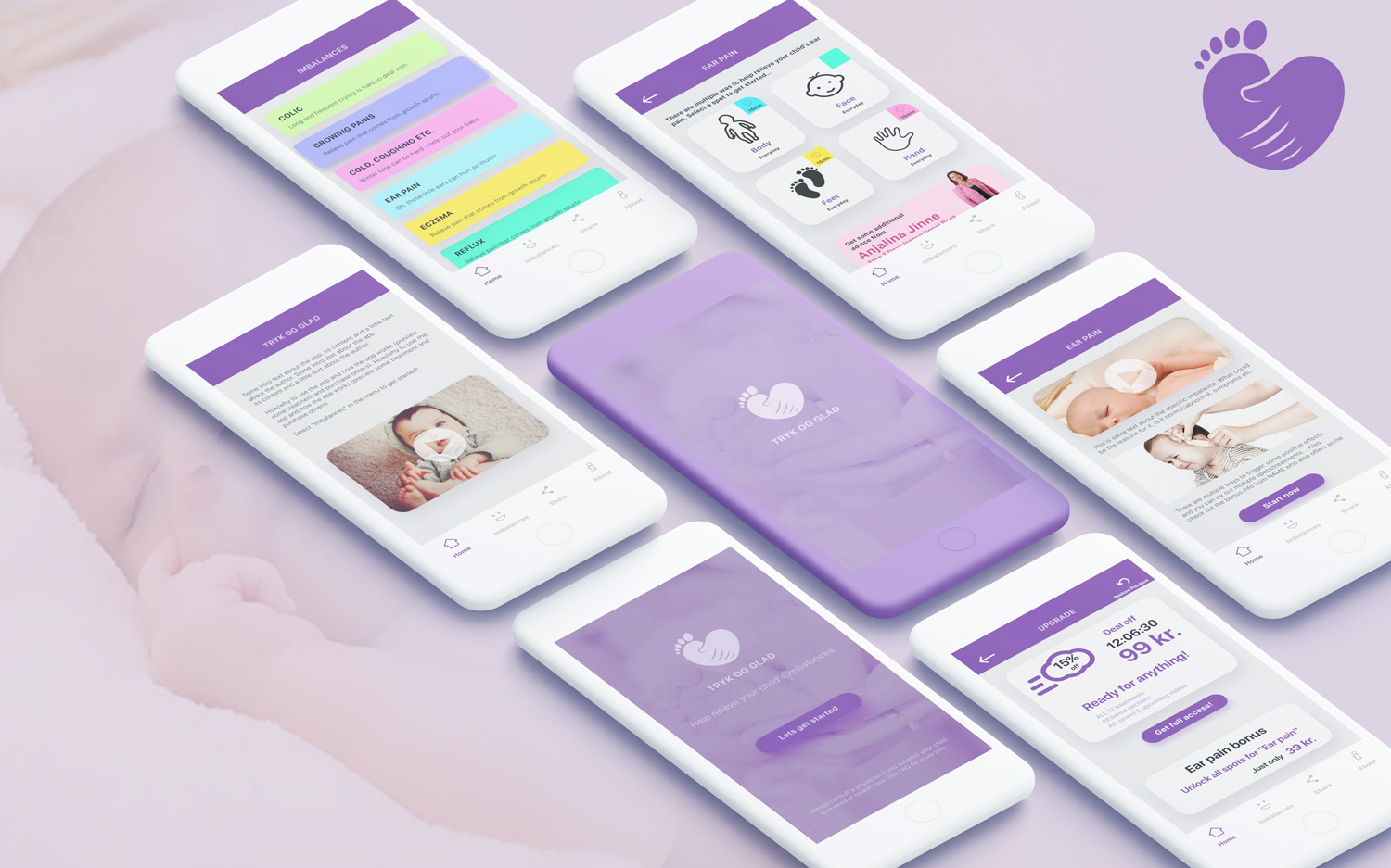 Diseño de aplicación (App) por AppGeek para iPassion ApS | Diseño #17080489