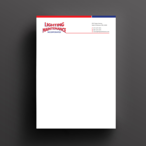 Stationery Design by Right_D for Lighting Maintenance Inc | Design: #17075093