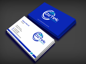 Business Card Design by SKYdesign for OzTek Solutions | Design: #17082577