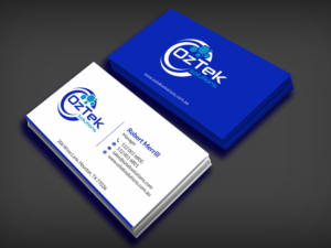 Business Card Design by SKYdesign for OzTek Solutions | Design: #17082584