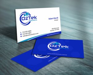Business Card Design by SKYdesign for OzTek Solutions | Design: #17087074