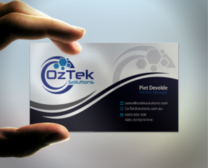 Business Card Design by Creation Lanka for OzTek Solutions | Design #17079757
