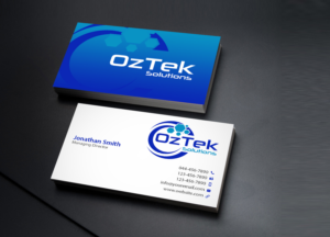 Business Card Design by Creations Box 2015 for OzTek Solutions | Design: #17092208