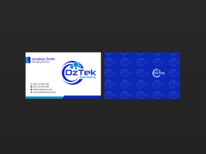 Business Card Design by Creations Box 2015 for OzTek Solutions | Design: #17092241