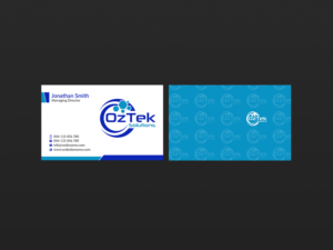 Business Card Design by Creations Box 2015 for OzTek Solutions | Design: #17092242