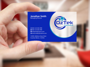 Business Card Design by Creations Box 2015 for OzTek Solutions | Design: #17092254