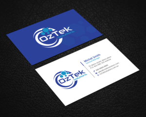 Business Card Design by Right_D for OzTek Solutions | Design: #17077147