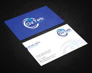 Business Card Design by Right_D for OzTek Solutions | Design: #17084536