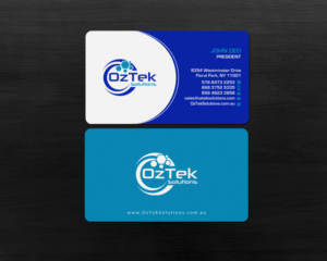 Business Card Design by Brand aid for OzTek Solutions | Design: #17089372