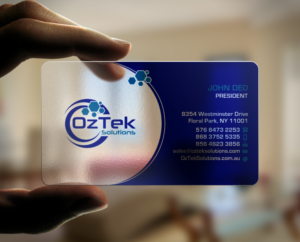 Business Card Design by Brand aid for OzTek Solutions | Design: #17089373