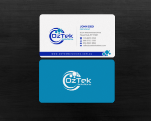 Business Card Design by Brand aid for OzTek Solutions | Design: #17089391