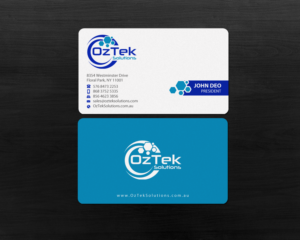 Business Card Design by Brand aid for OzTek Solutions | Design #17089392