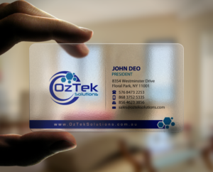 Business Card Design by Brand aid for OzTek Solutions | Design: #17089393