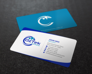 Business Card Design by Brand aid for OzTek Solutions | Design: #17089397