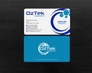 Business Card Design by Brand aid for OzTek Solutions | Design: #17089407