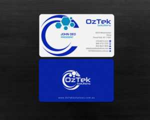 Business Card Design by Brand aid for OzTek Solutions | Design: #17089408