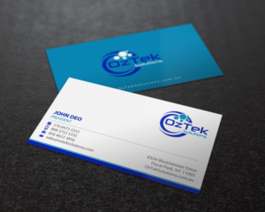 Business Card Design by Brand aid for OzTek Solutions | Design: #17089409