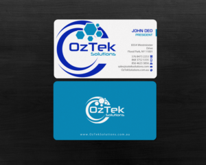 Business Card Design by Brand aid for OzTek Solutions | Design: #17089410