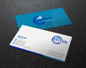 Business Card Design by Brand aid for OzTek Solutions | Design: #17089411
