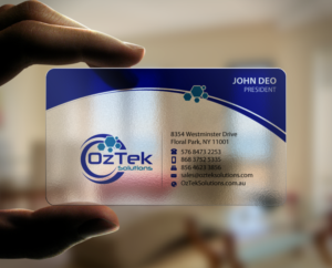 Business Card Design by Brand aid for OzTek Solutions | Design: #17089425
