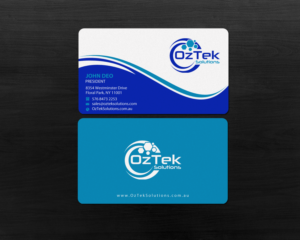 Business Card Design by Brand aid for OzTek Solutions | Design: #17089453