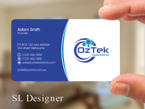 Business Card Design by SL Designer for OzTek Solutions | Design: #17085468