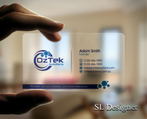 Business Card Design by SL Designer for OzTek Solutions | Design: #17085476