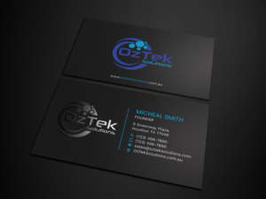 Business Card Design by Tripti Ranjan Gain for OzTek Solutions | Design: #17079225