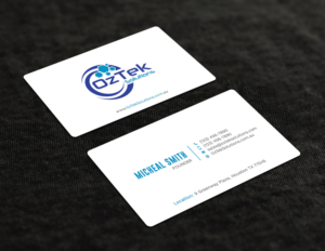 Business Card Design by Tripti Ranjan Gain for OzTek Solutions | Design: #17079255
