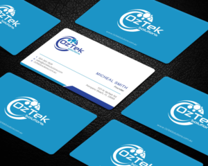 Business Card Design by Tripti Ranjan Gain for OzTek Solutions | Design: #17079761