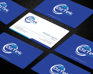 Business Card Design by Tripti Ranjan Gain for OzTek Solutions | Design: #17079762