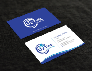 Business Card Design by Tripti Ranjan Gain for OzTek Solutions | Design: #17079773