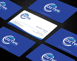 Business Card Design by Tripti Ranjan Gain for OzTek Solutions | Design: #17079774