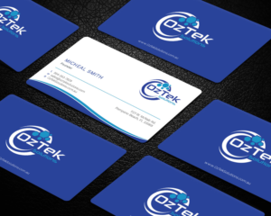 Business Card Design by Tripti Ranjan Gain for OzTek Solutions | Design: #17079775