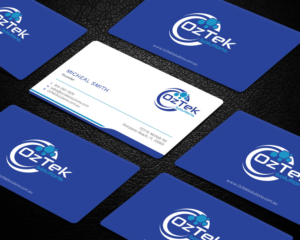 Business Card Design by Tripti Ranjan Gain for OzTek Solutions | Design: #17079776