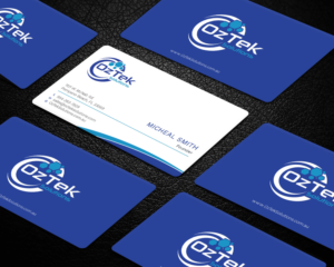Business Card Design by Tripti Ranjan Gain for OzTek Solutions | Design: #17079777