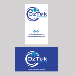 Business Card Design by Mohammad Shamsur Rahman for OzTek Solutions | Design #17082924