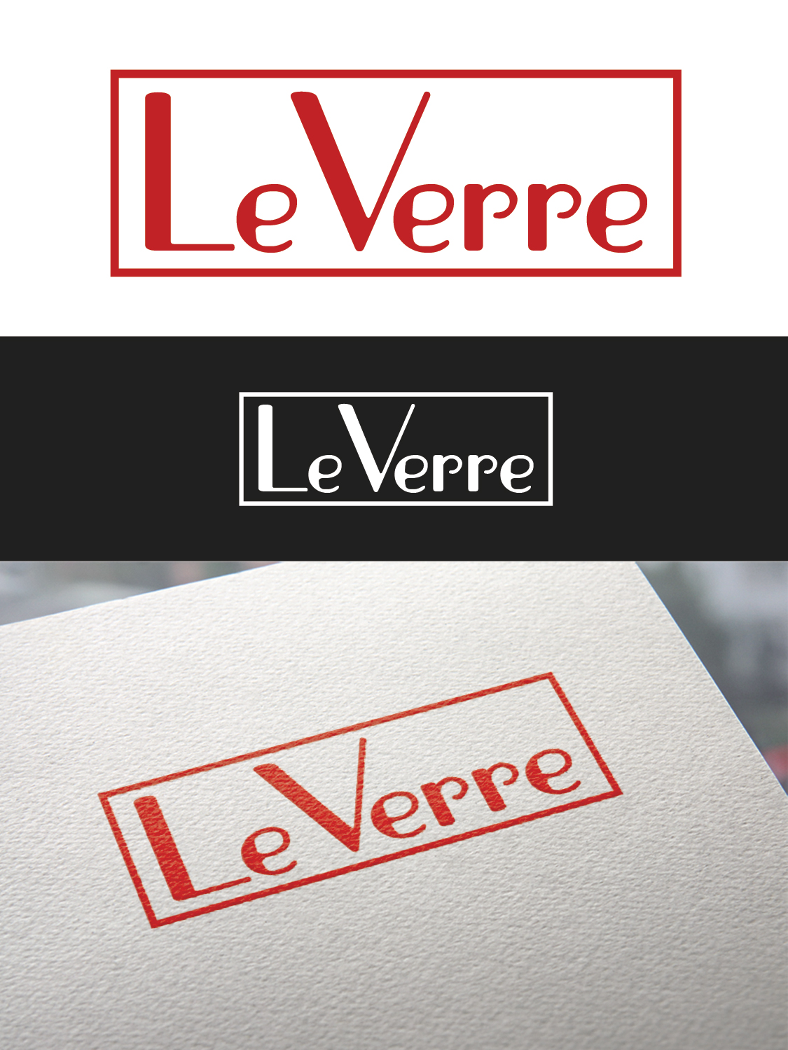 Logo Design by ivo_i_ivanov for Le Verre | Design #17109939